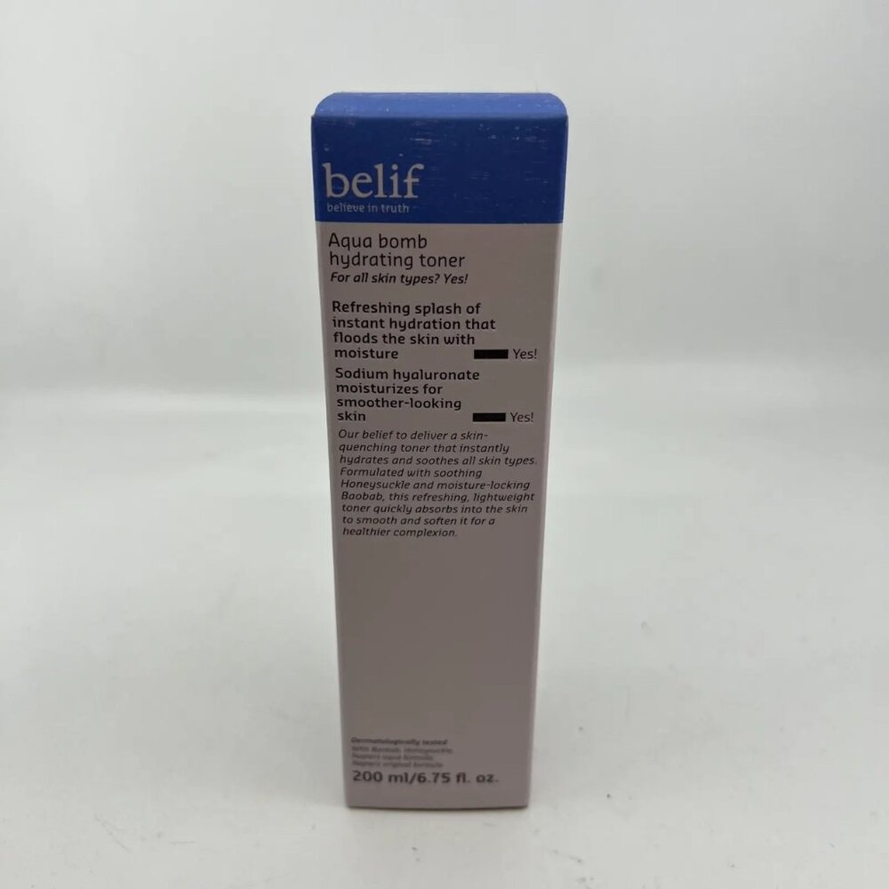 2-PACK Belif Aqua Bomb Hydrating Toner, 6.75 fl oz, NEW